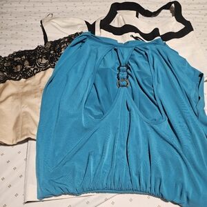 2 Bebe Dresses And 2 Bebe Tops. 4 Items.